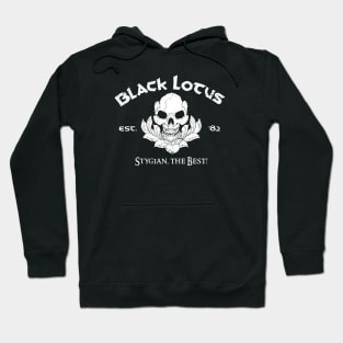 Black Lotus (White) Hoodie